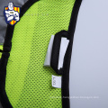 Reflectorized high visibility airbag traffic running safety vest